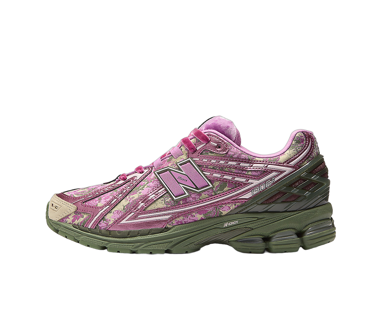 New Balance 1906R Jack Harlow Rose Runner (Special Box), Fatigue Green/Light Purple Metallic (M1906RJH)