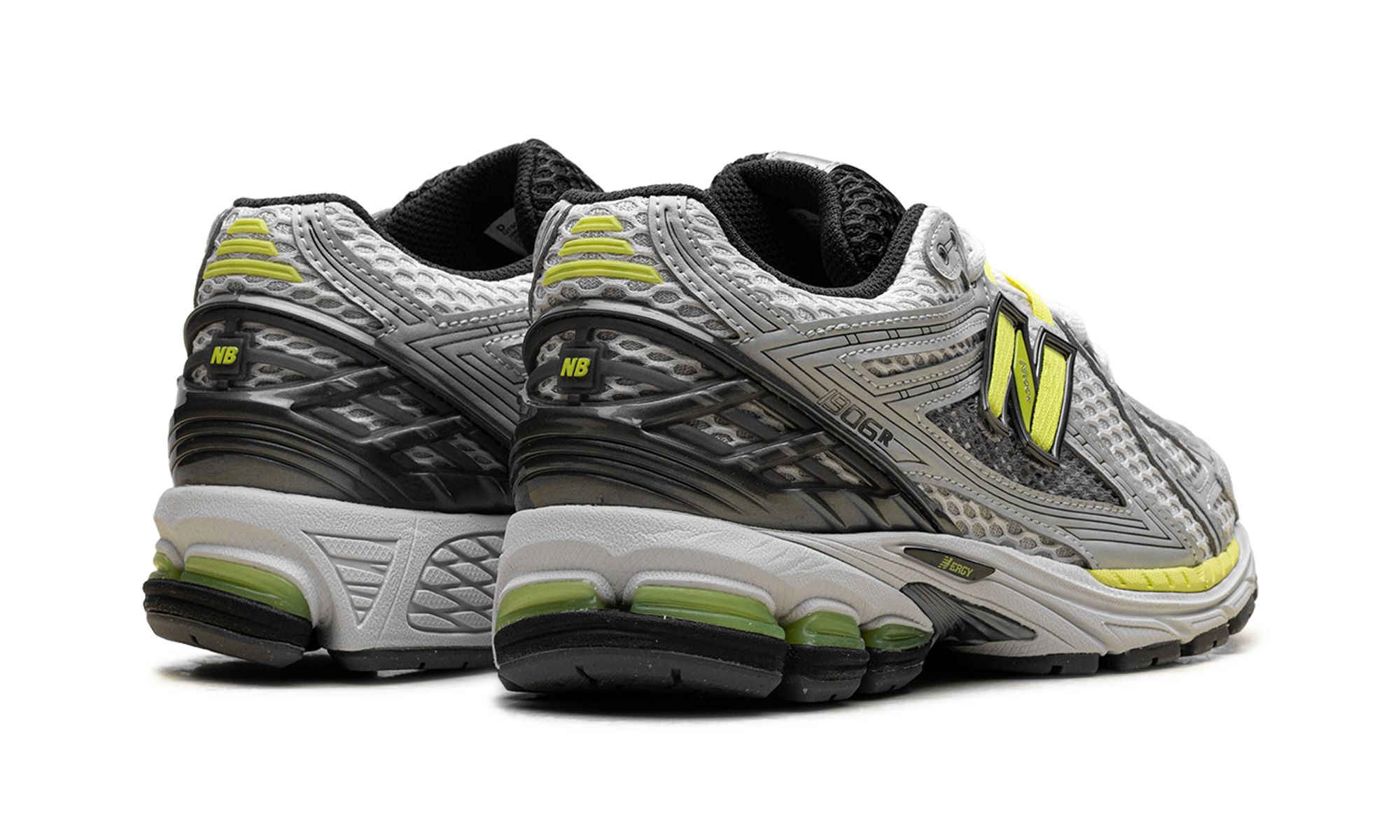 New Balance 1906R Light Silver Metallic Alkaline Green