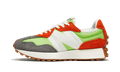 New Balance 327 Lime Green Red Grey
