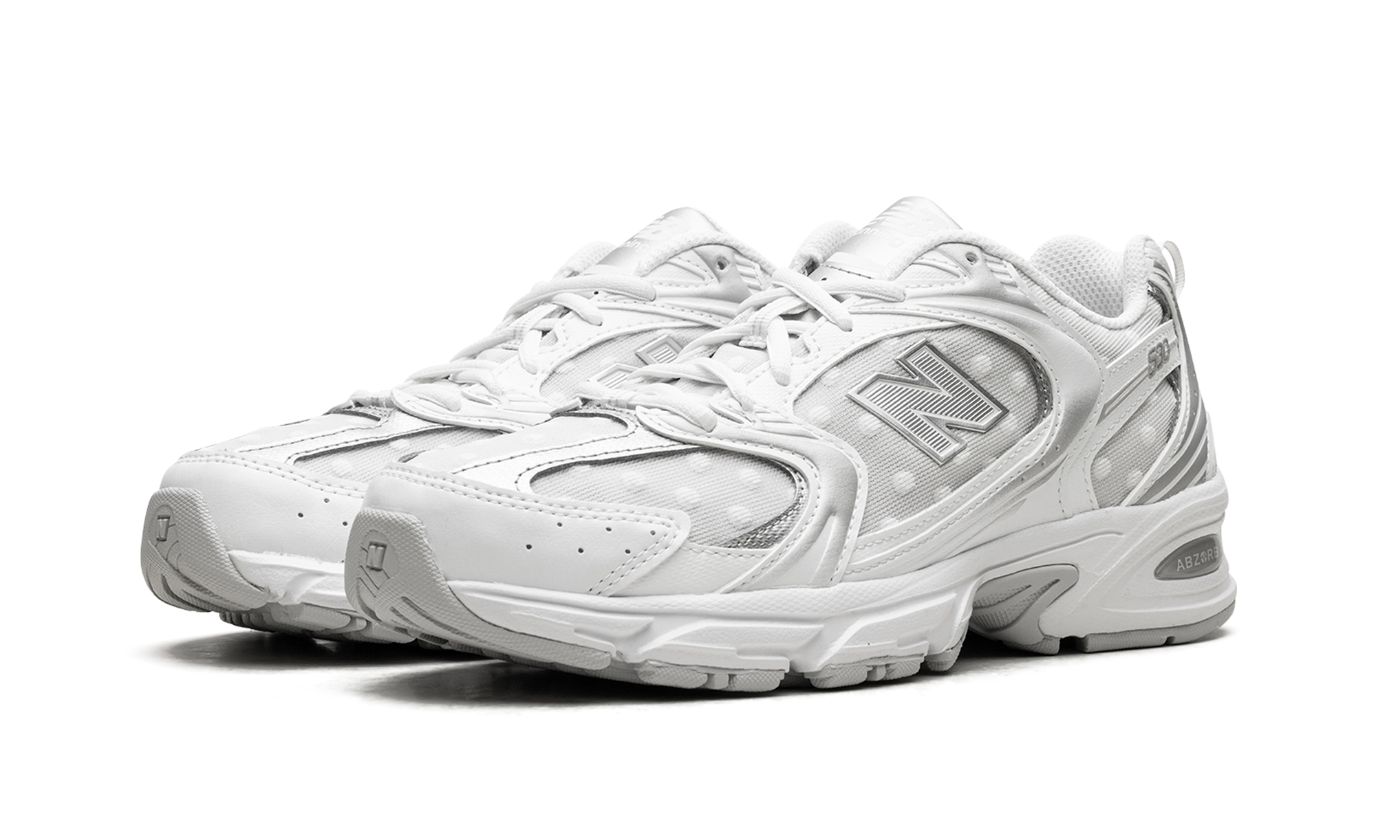 New Balance 530 Silver Metallic Polka Dots