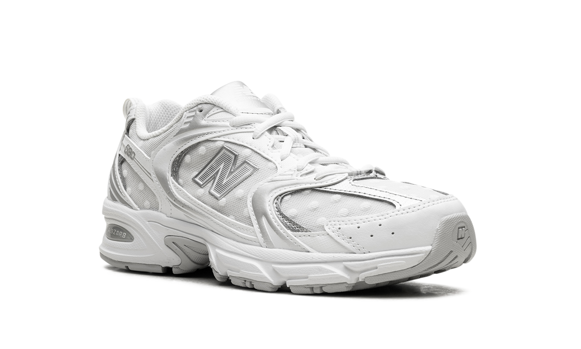 New Balance 530 Silver Metallic Polka Dots