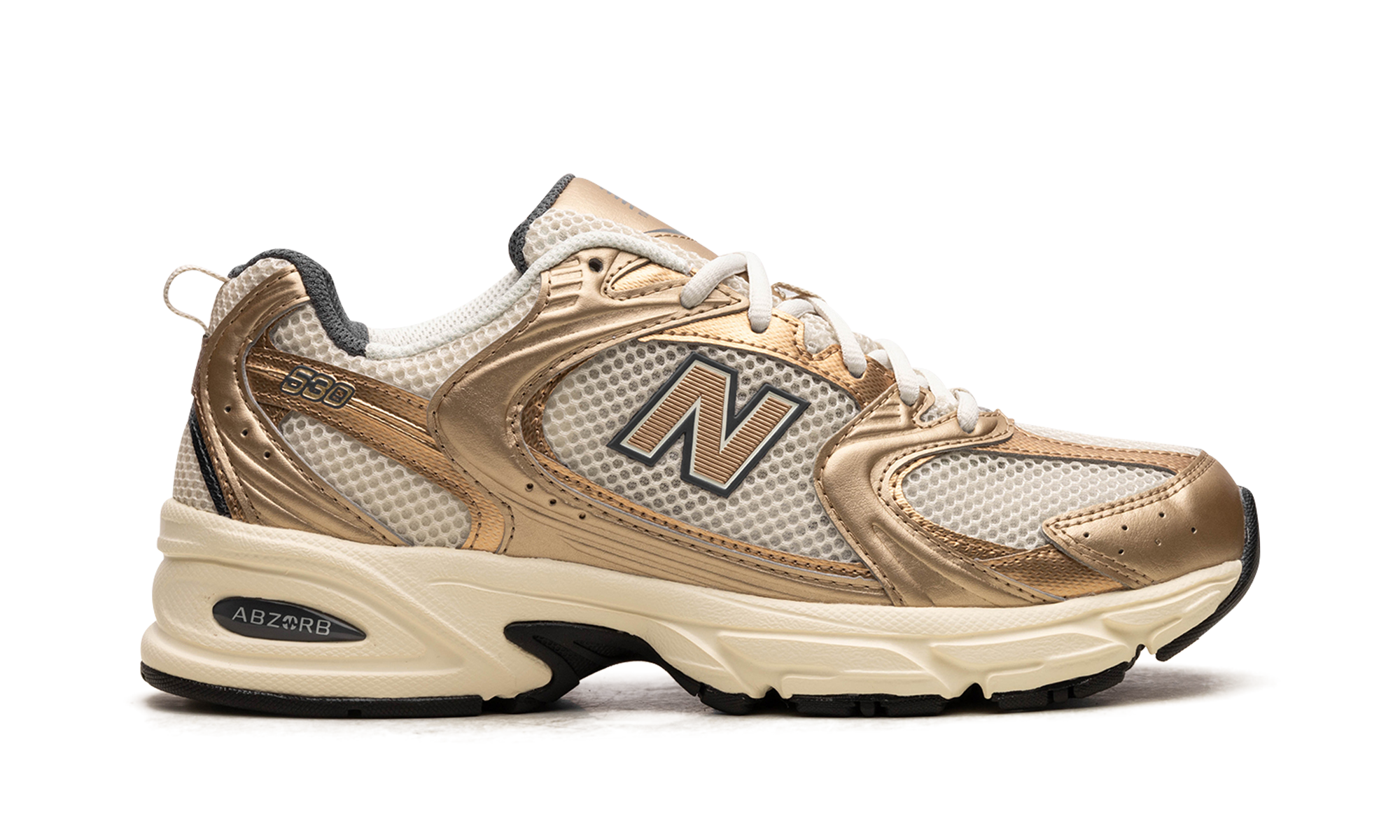 New Balance 530 Turtledove Gold Metallic