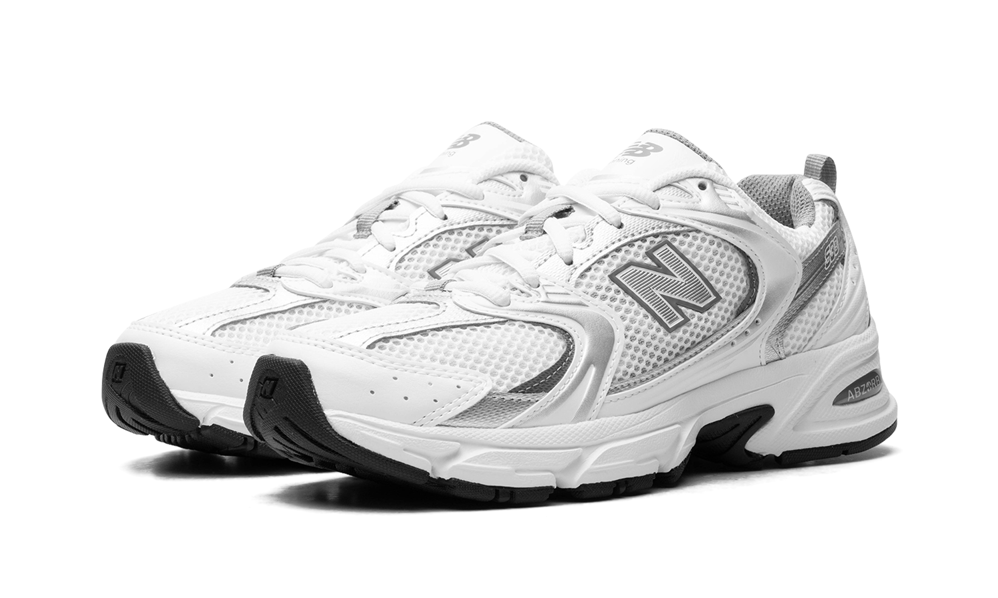 New Balance 530 White Silver Metallic