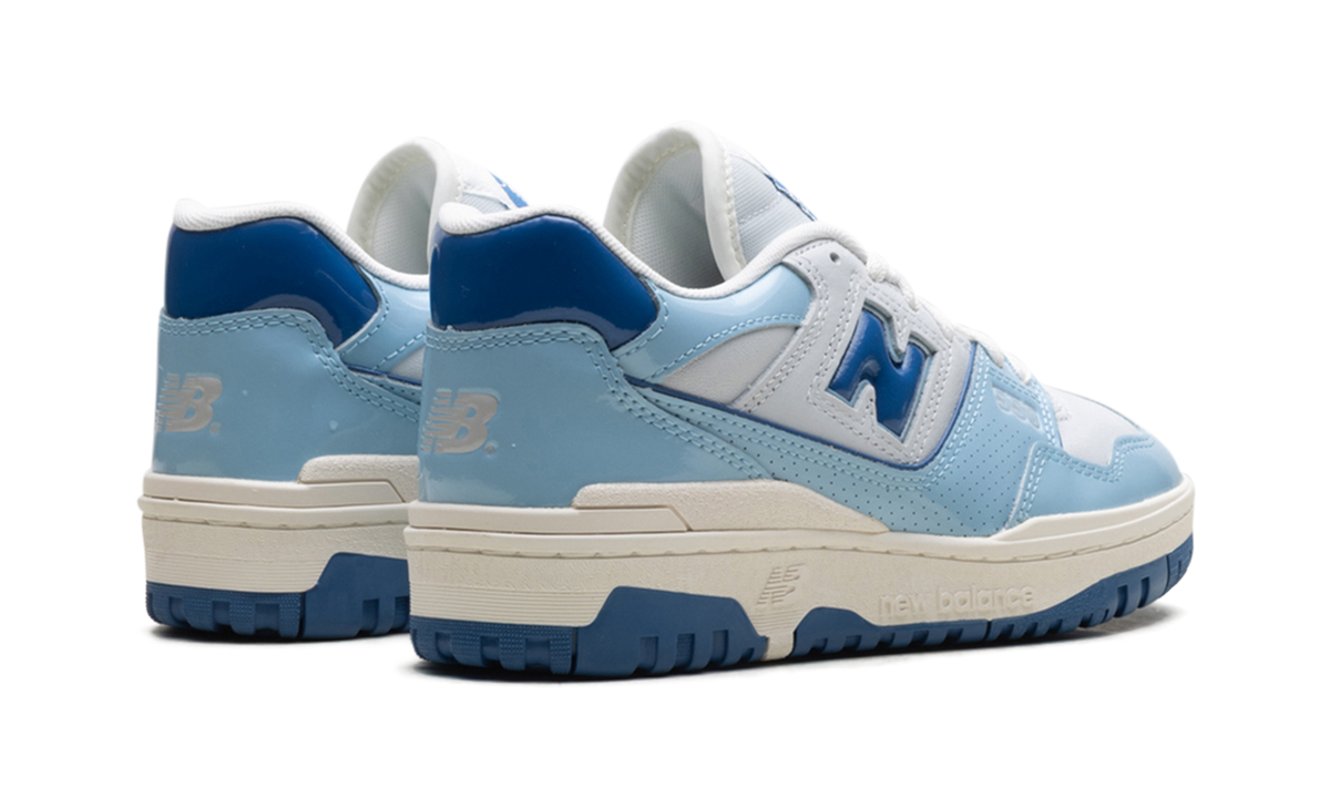 New Balance 550 Chrome Blue Patent