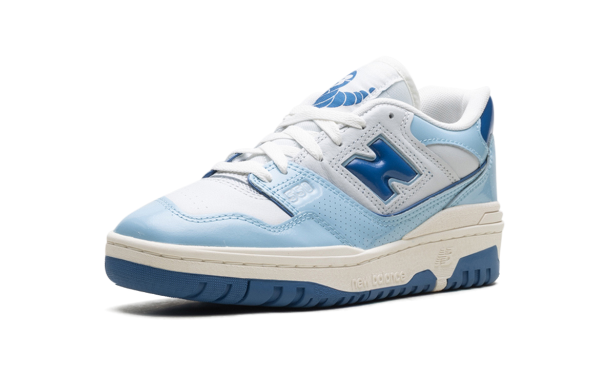 New Balance 550 Chrome Blue Patent