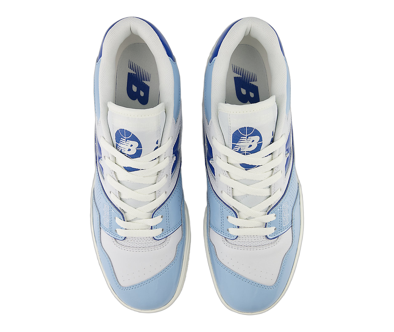 New Balance 550 Chrome Blue Patent, Chrome Blue/Sea Salt (BB550YKE)