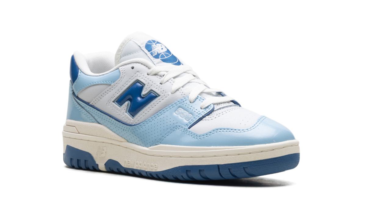 New Balance 550 Chrome Blue Patent