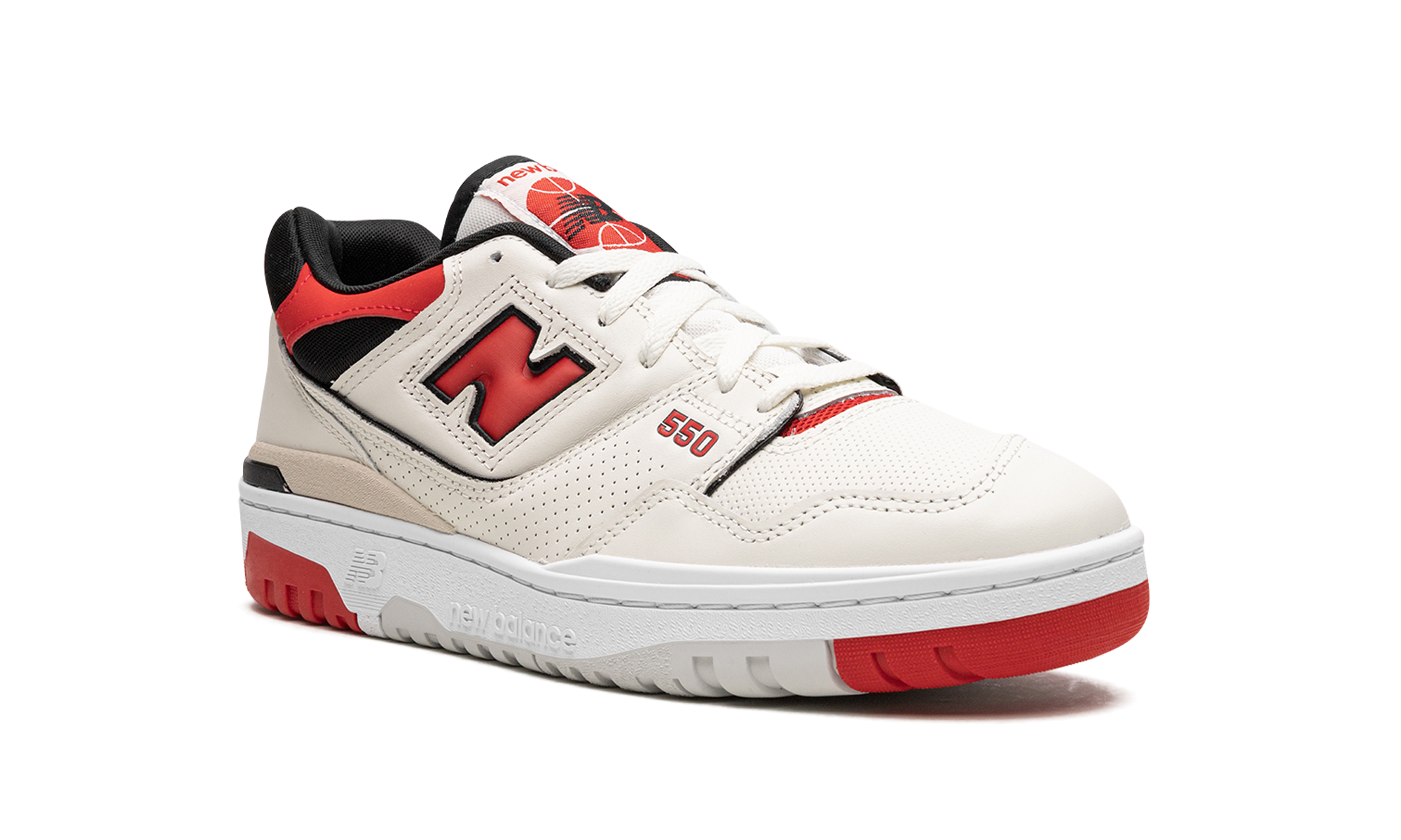 New Balance 550 Sea Salt True Red