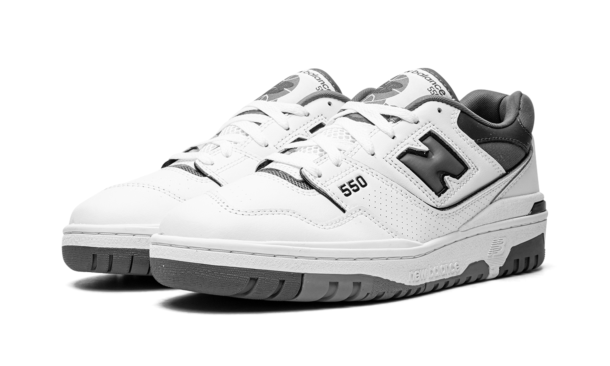 New Balance 550 White Grey Dark Grey
