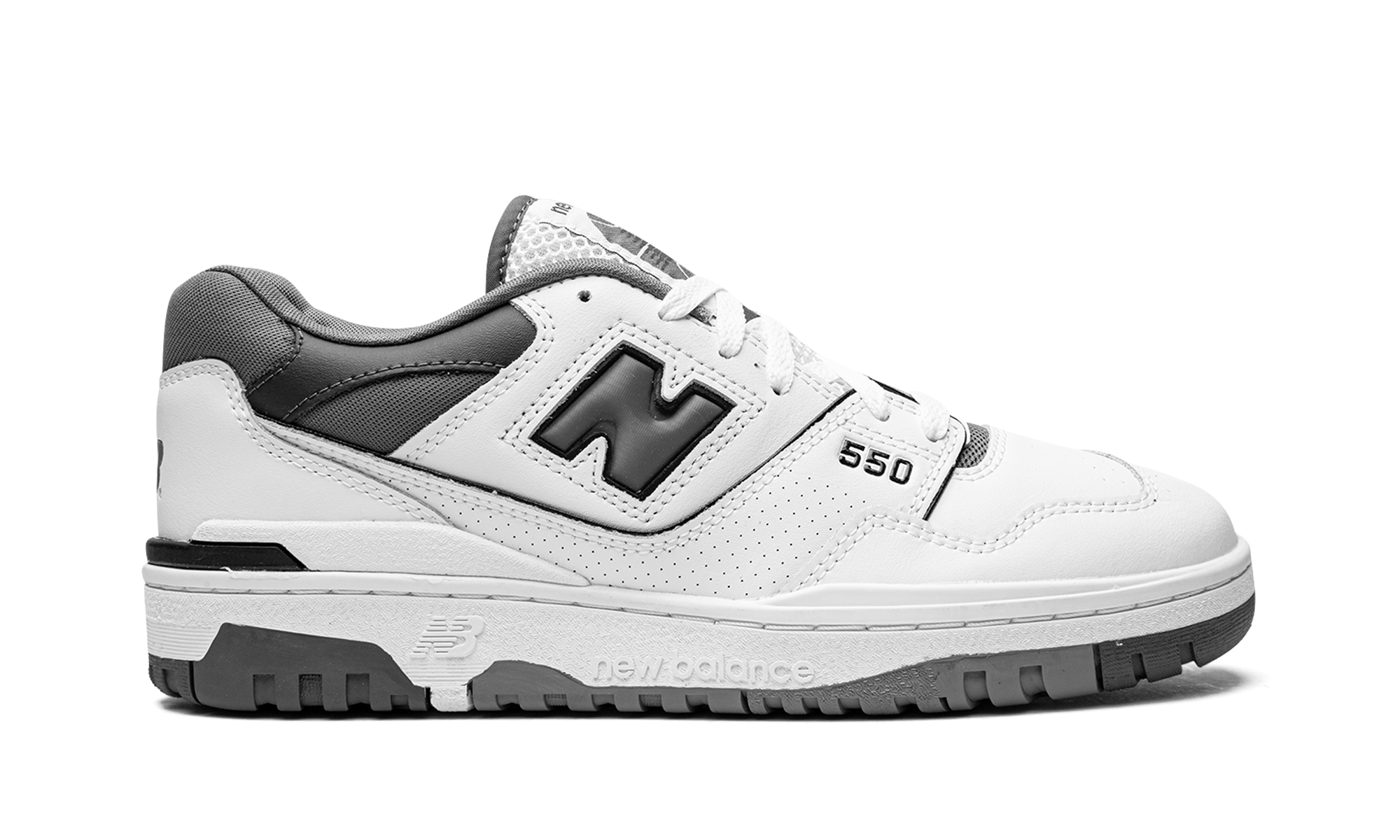 New Balance 550 White Grey Dark Grey