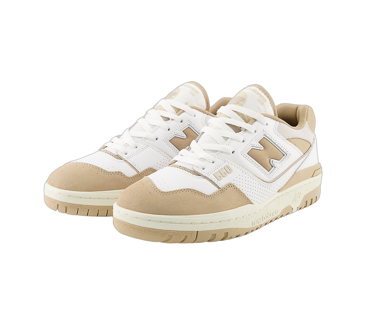 New Balance 550 White Incense Driftwood, White/Incense/Driftwood (BB550NEC)