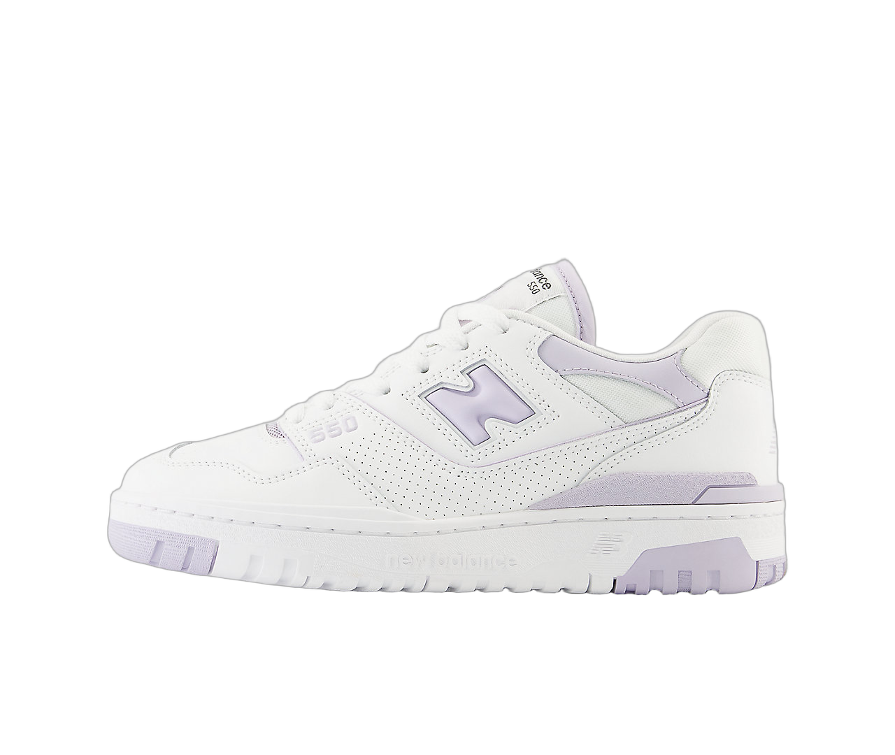 New Balance 550 White Lilac, White/Grey Violet (BBW550BV)