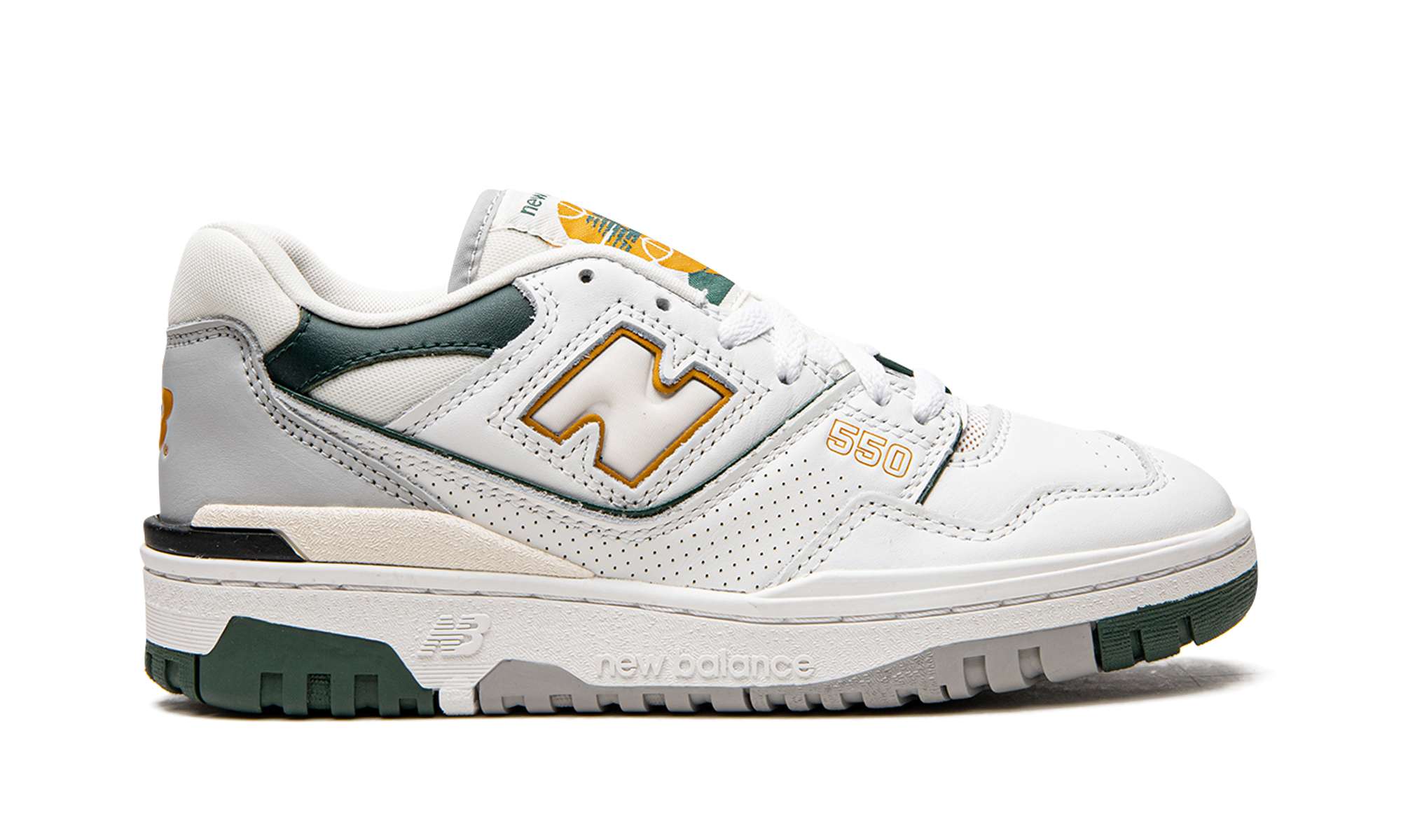 New Balance 550 White Nightwatch Green