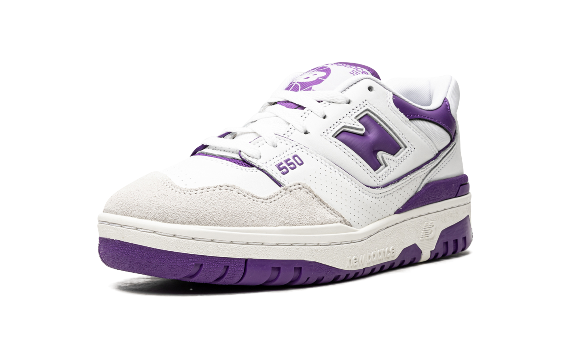 New Balance 550 White Purple