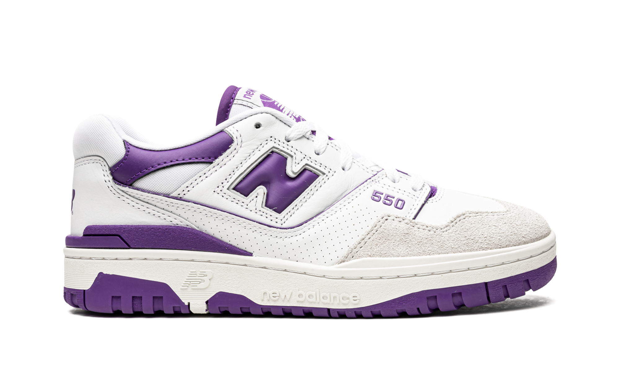New Balance 550 White Purple