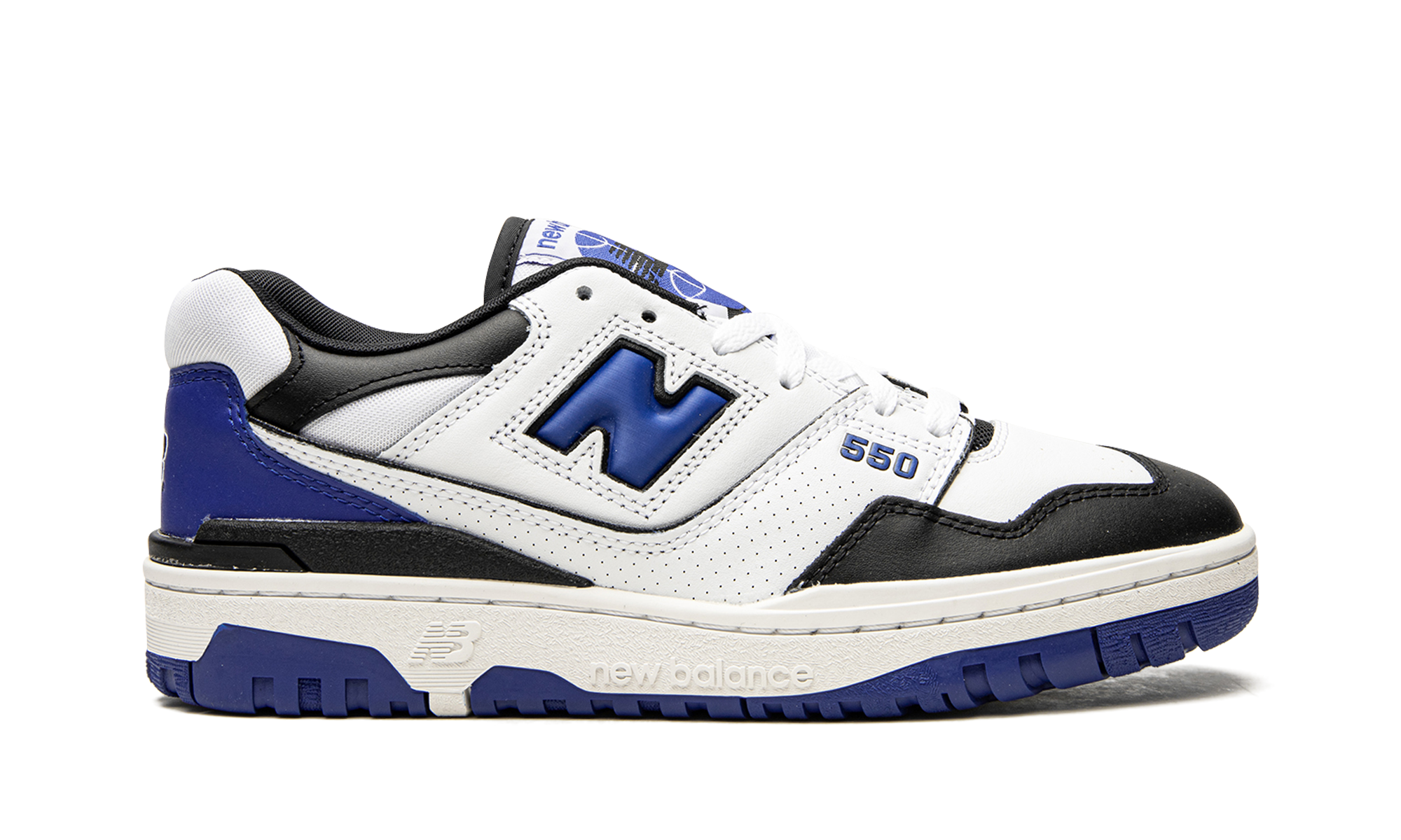New Balance 550 White Royal Black