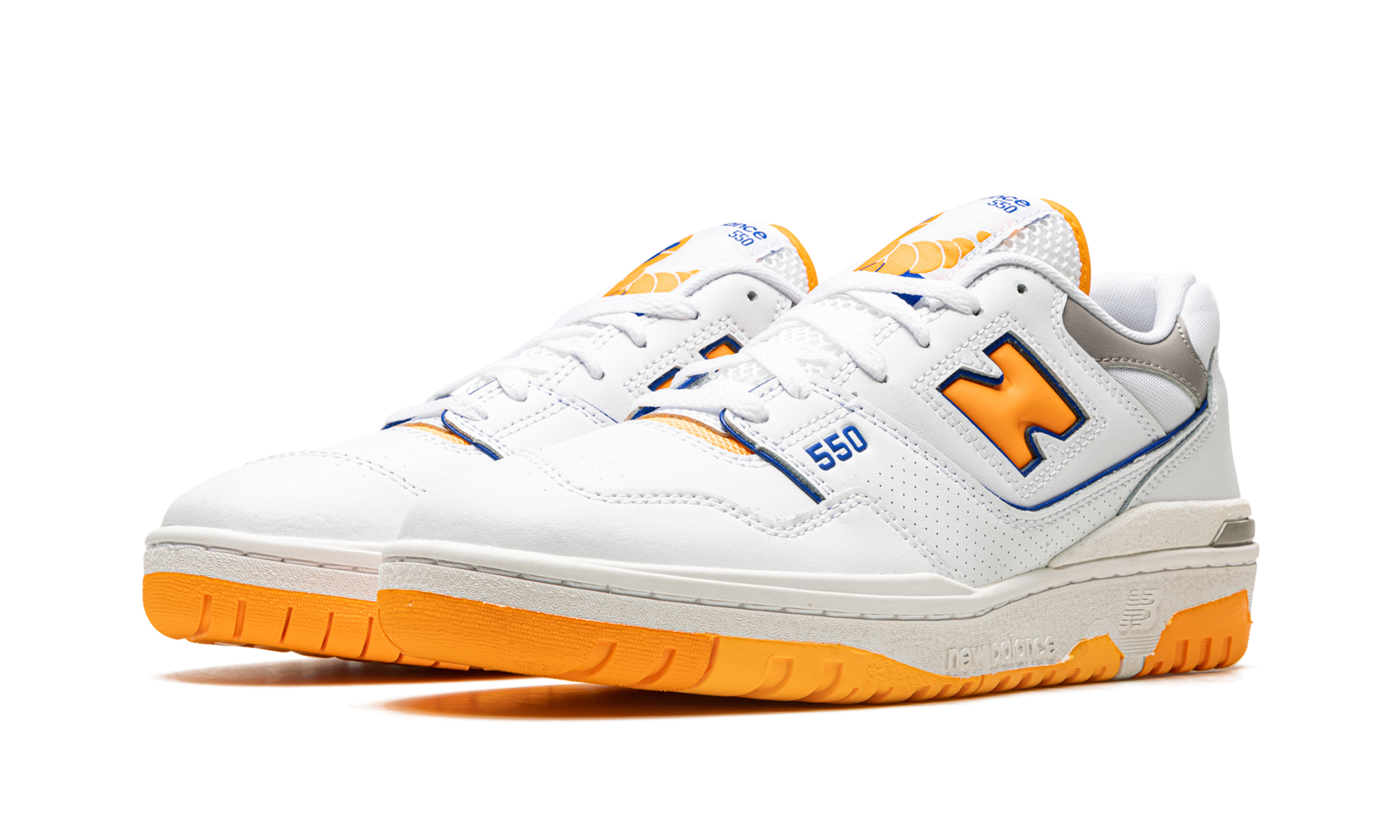 New Balance 550 White Vibrant Orange