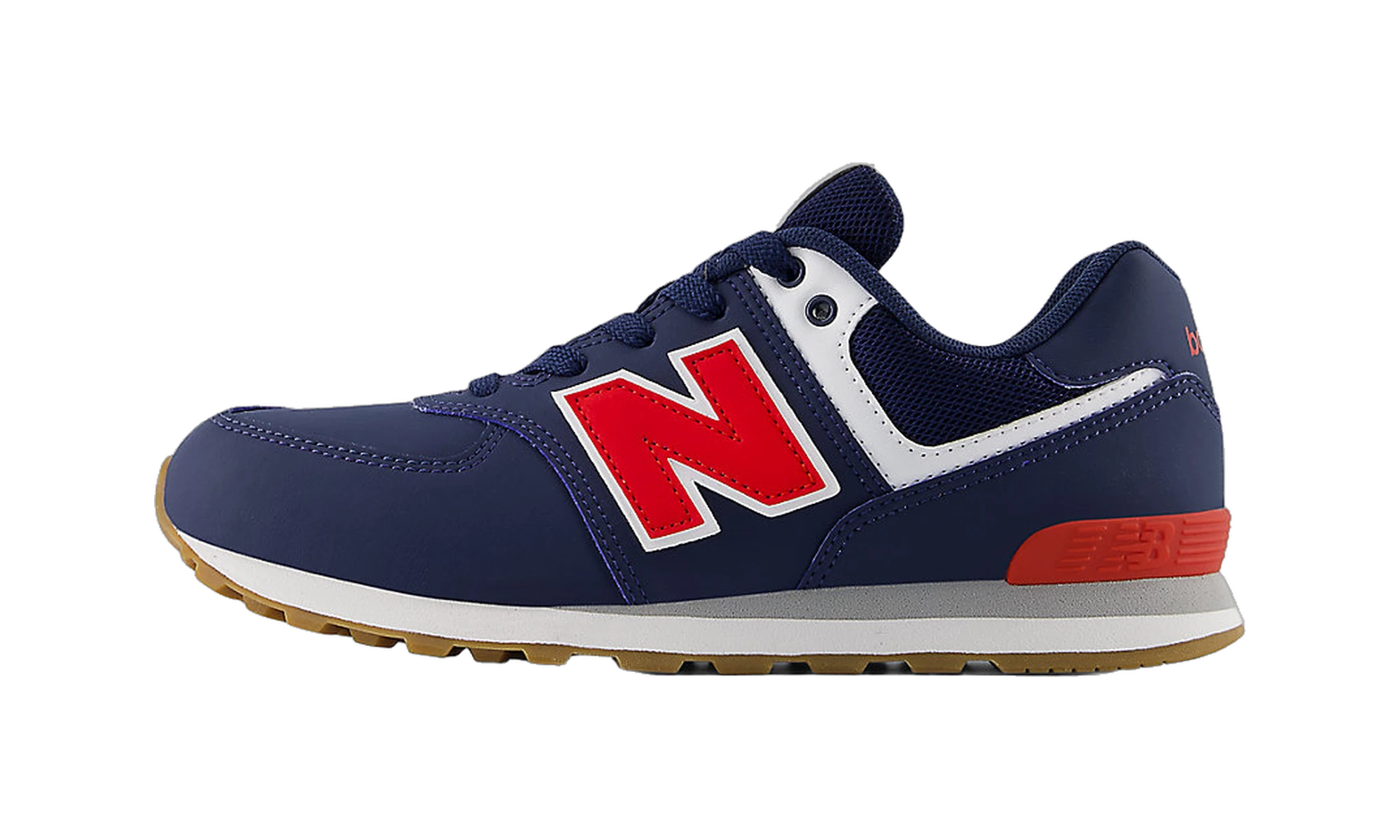 New Balance 574 Lace Navy Team Red