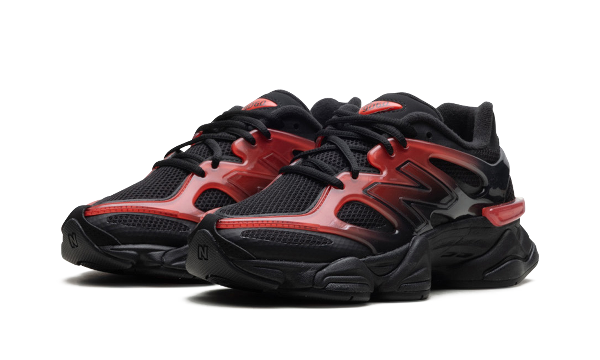 New Balance 9060 Black Red Gradient