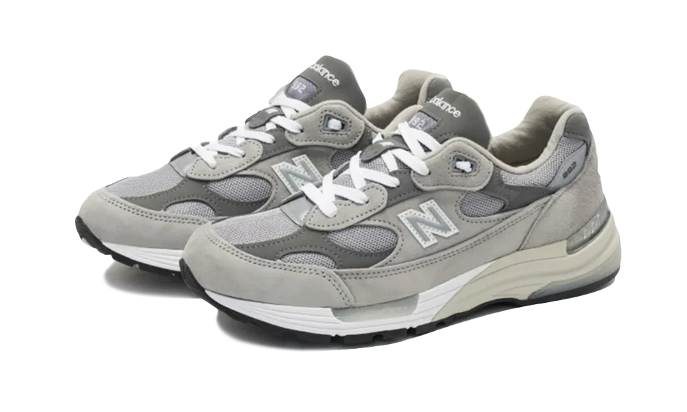 New Balance 992 MiUSA Grey Silver Metallic, Grey/Silver Metallic (U992GY)