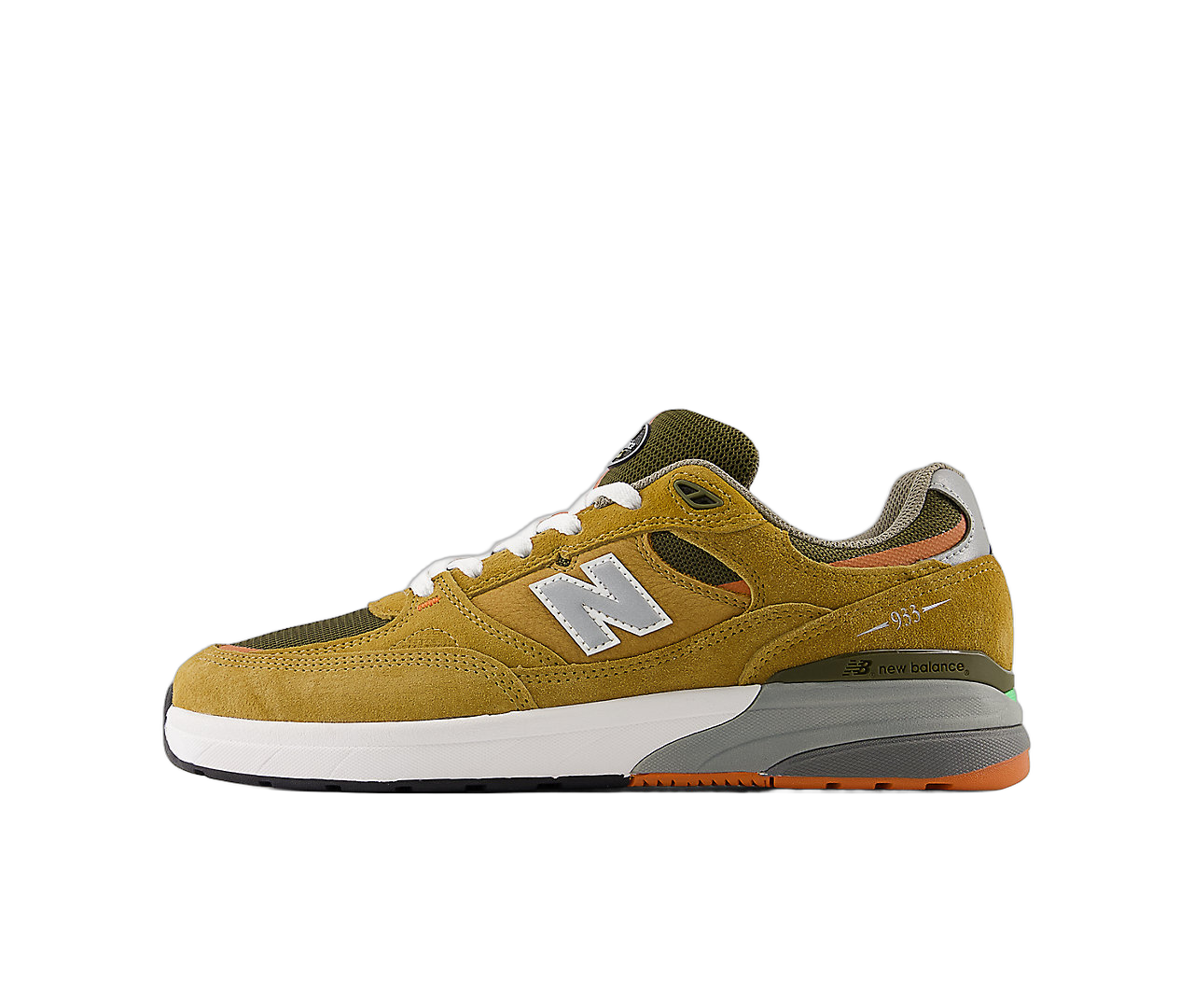 New Balance Numeric 933 Andrew Reynolds Wheat, Wheat/Silver/Olive (NM933MNO)