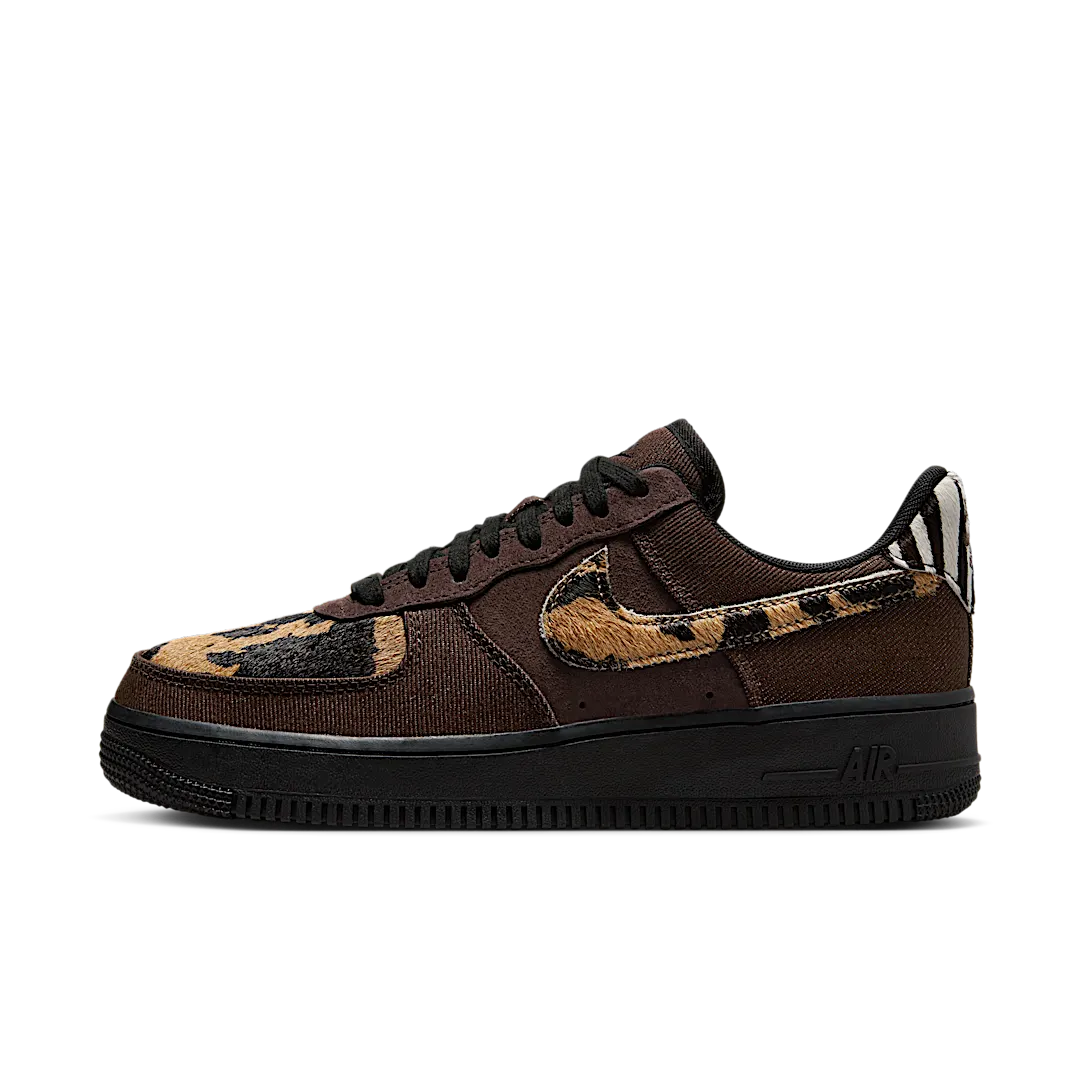 Nike Air Force 1 Low Animal Print, Baroque Brown/Sail/Black/Baroque Brown (HV6356-200)