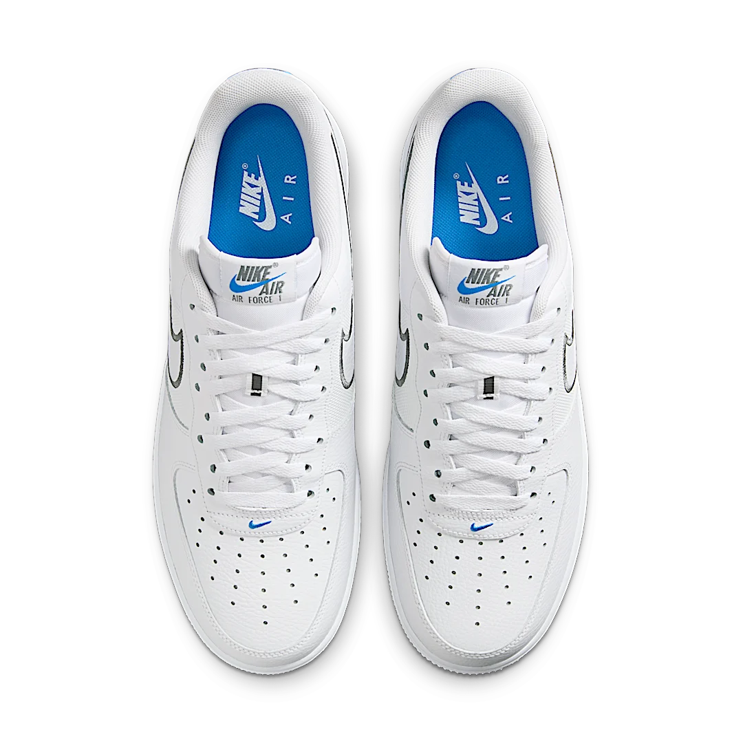 Nike Air Force 1 Low Cool Grey Photo Blue, White/Cool Grey/Light Photo Blue (IB7677-100)