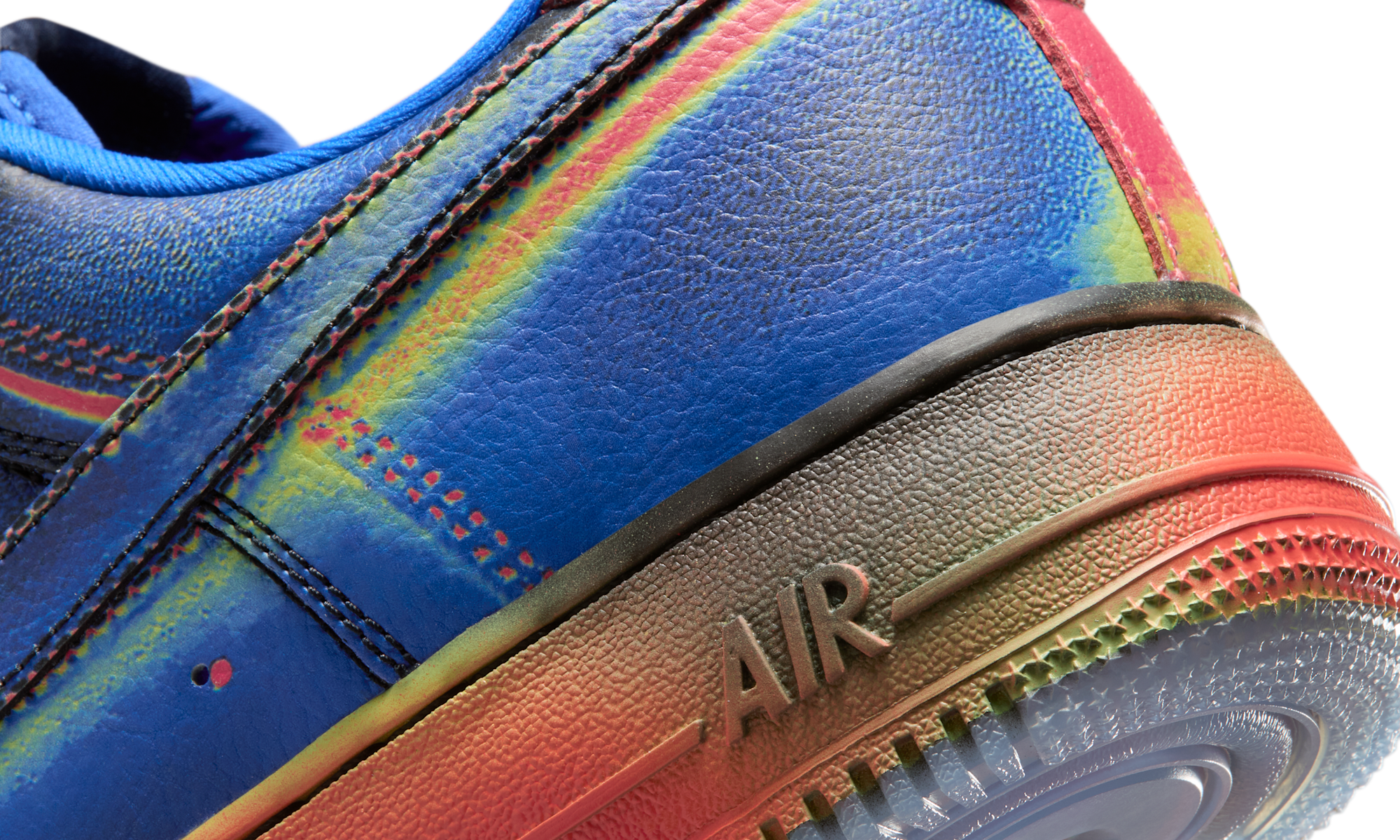 Nike Air Force 1 Low Retro Heat Map Black Racer Blue