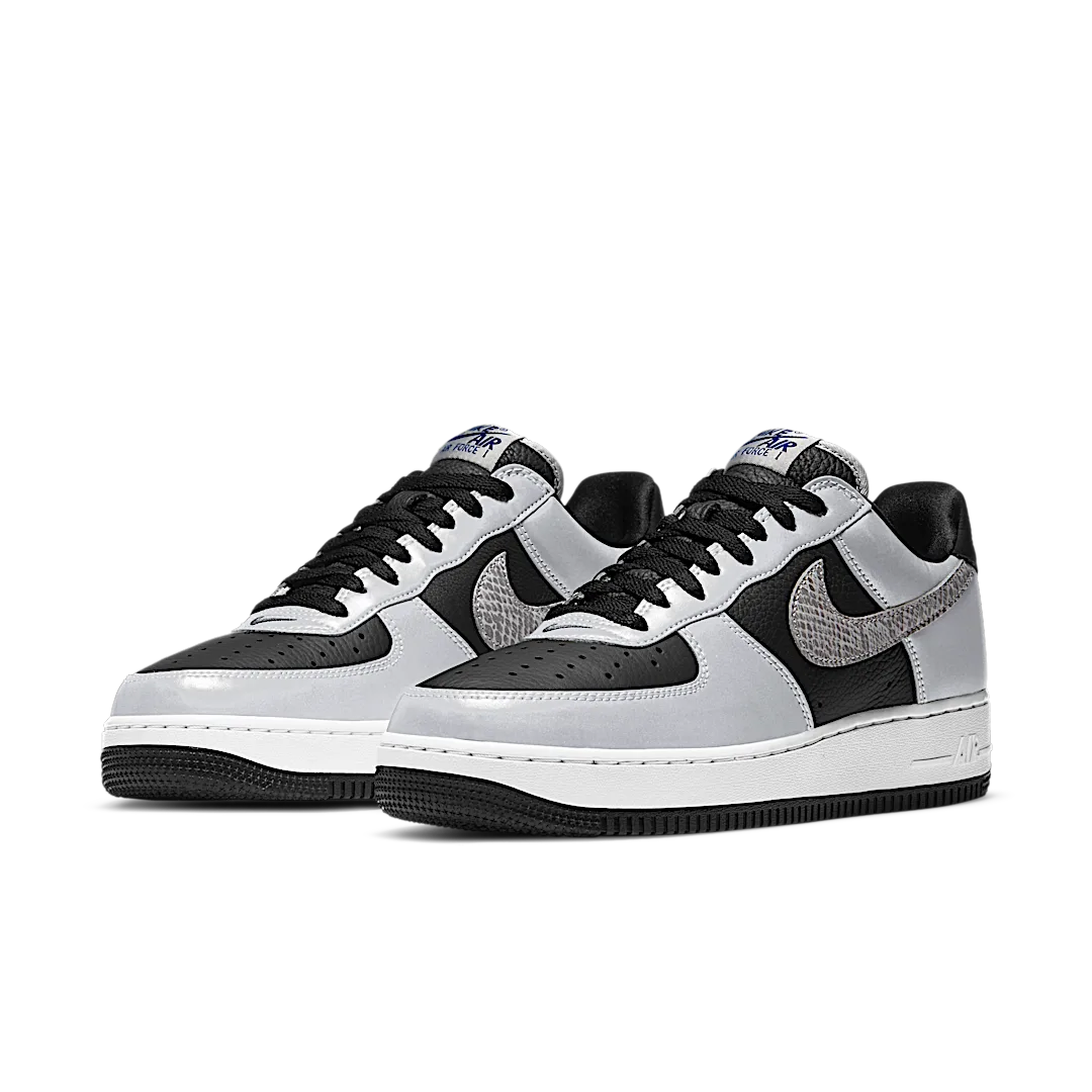 Nike Air Force 1 3M Snake 2021, Black/Silver-Black (DJ6033-001)