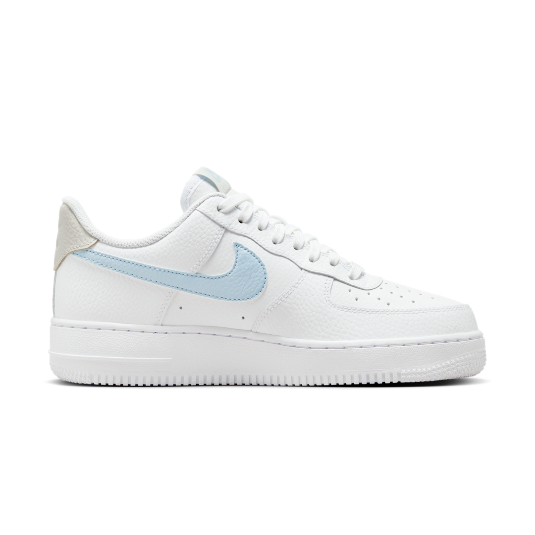 Nike Air Force 1 Low White Light Armory Blue Mini Swoosh - Sneak