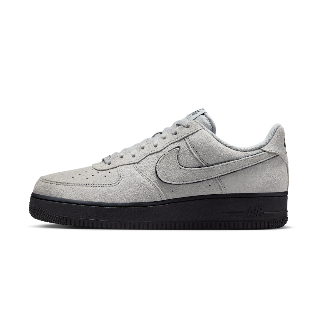 Nike Air Force 1 Low '07 LV8 Light Smoke Grey Suede Black, Light Smoke Grey/Black (HQ1966-001)