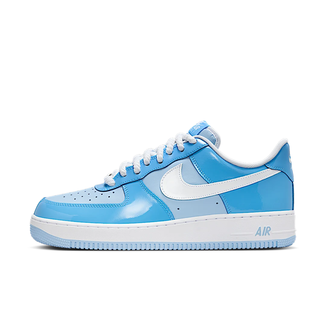 Nike Air Force 1 Low '07 LV8 Phychic Blue White Patent, Psychic Blue/University Blue/White (HV9405-400)