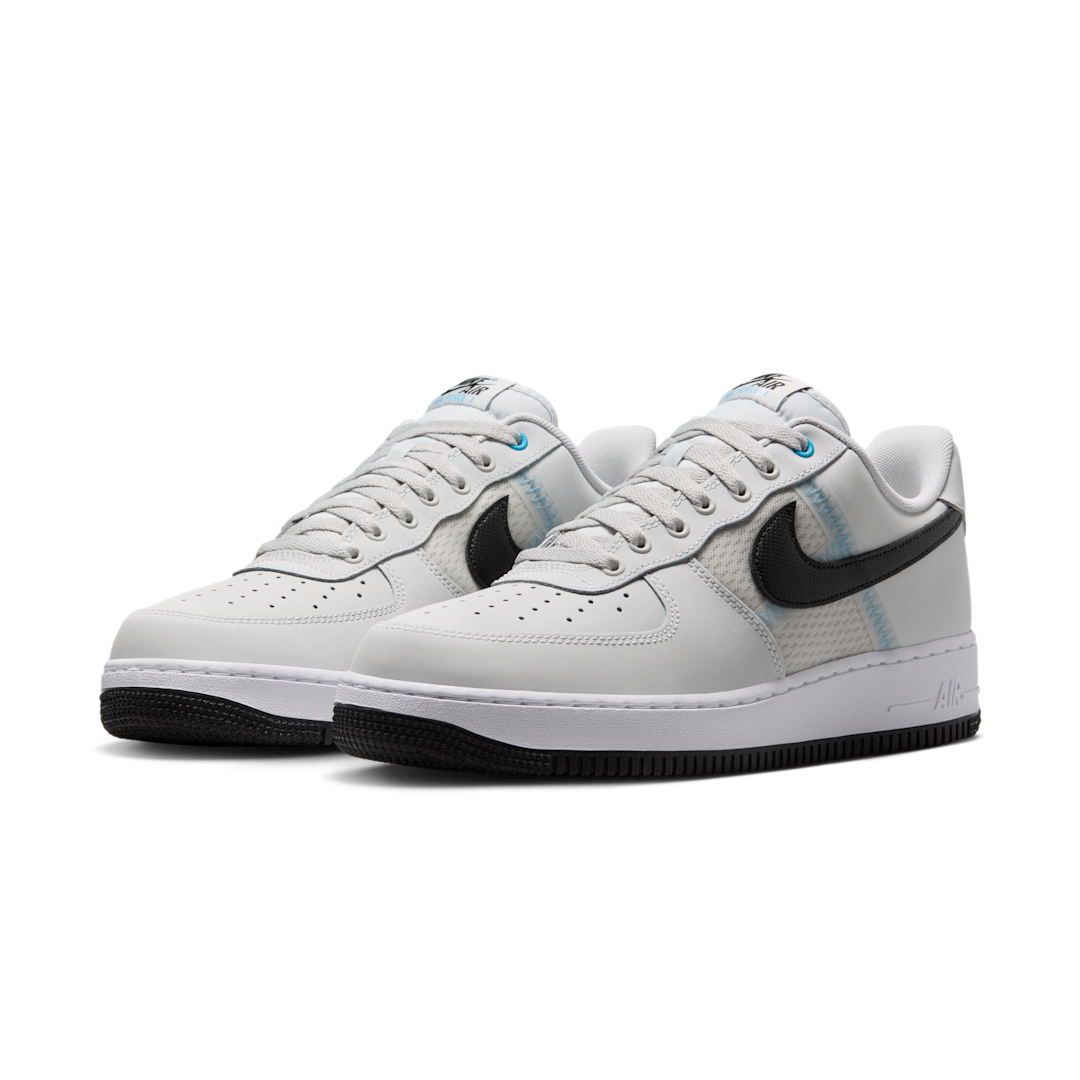 Nike Air Force 1 Low '07 LV8 SE Mesh Tape Photon Dust University Blue, Photon Dust/University Blue/White/Black (IH4462-001)