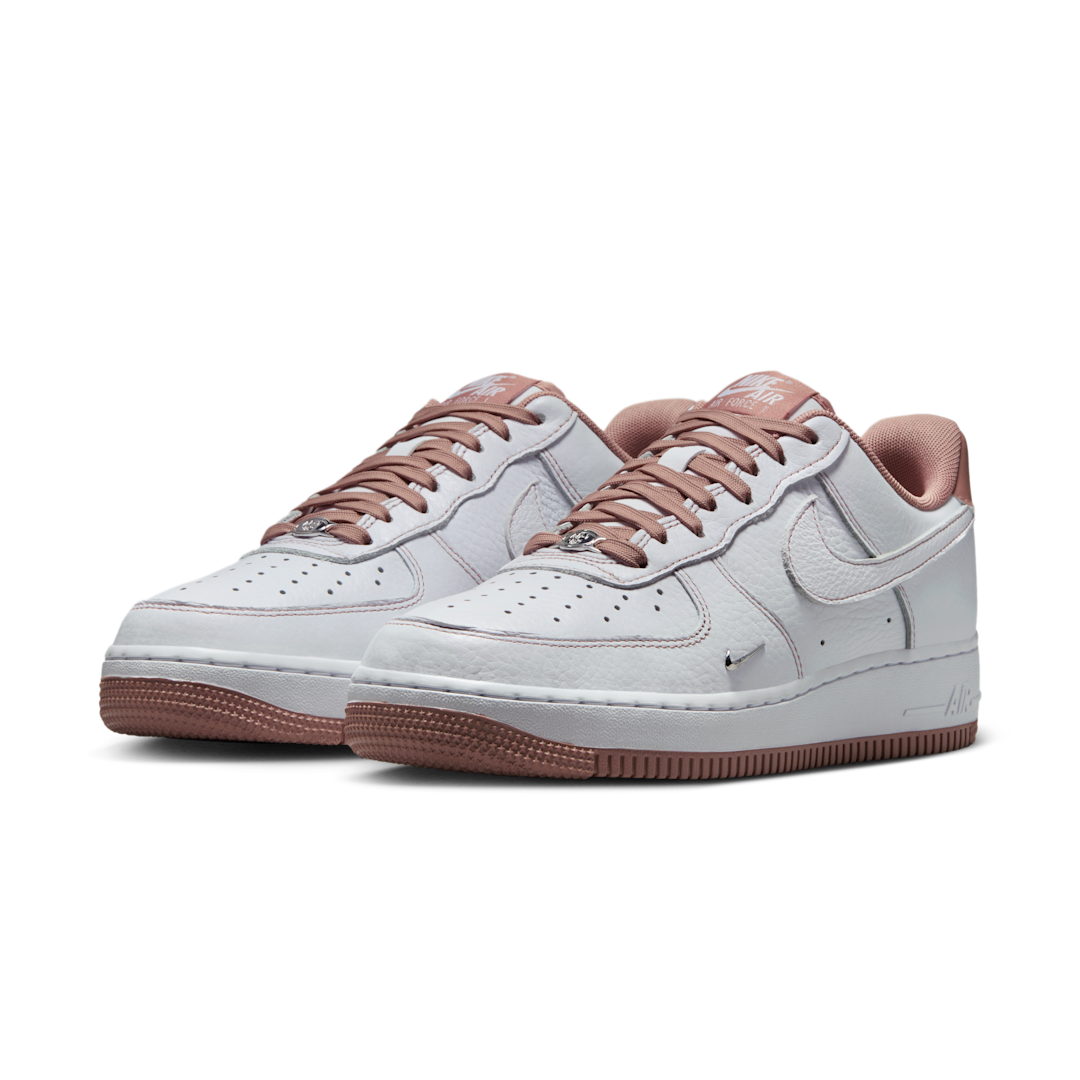 Nike Air Force 1 Low '07 Mini Jewel White Particle Pink, White/Metallic Silver/Particle Pink (IB6543-100)