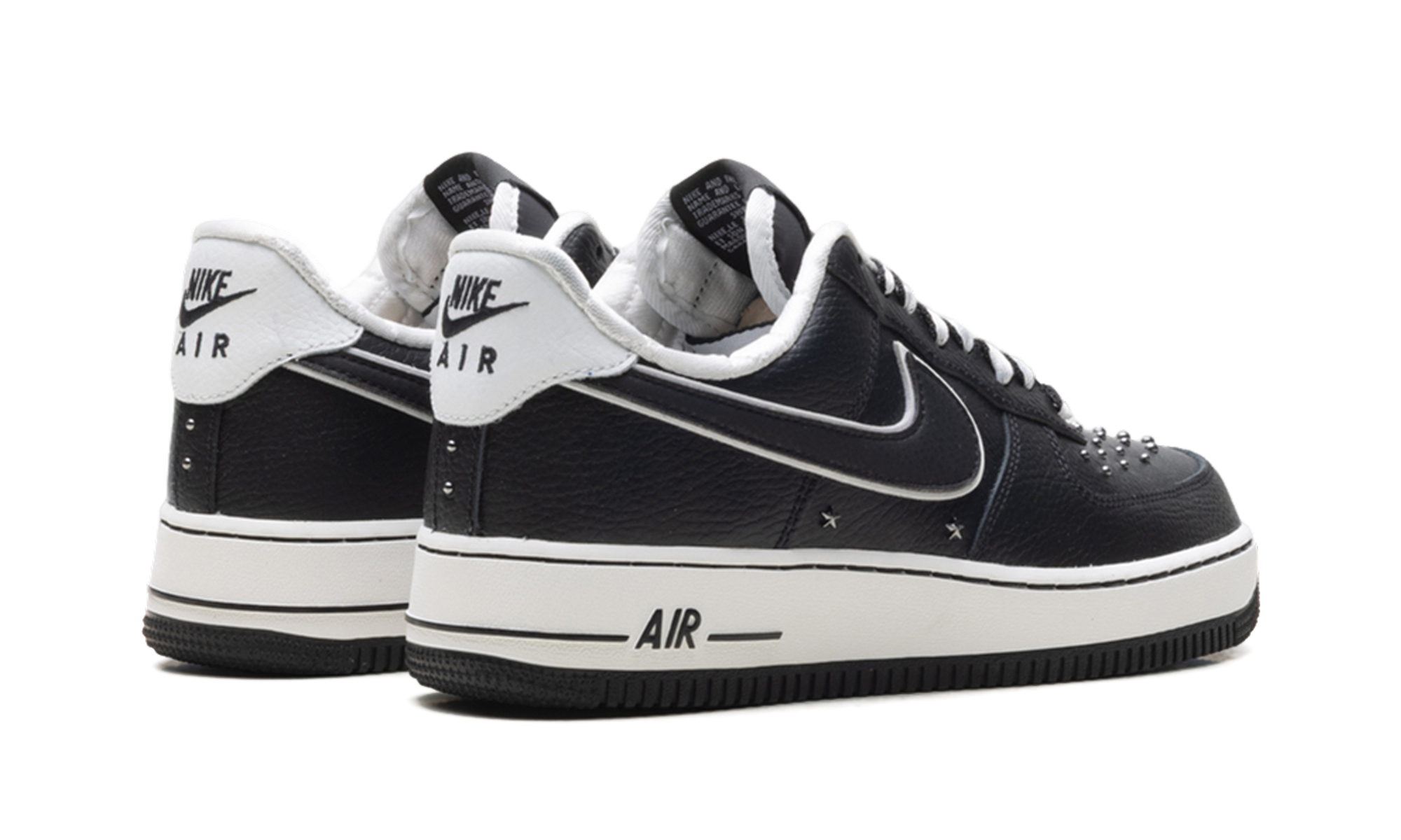 Nike Air Force 1 Low '07 Premium Black White Metallic Dark Grey