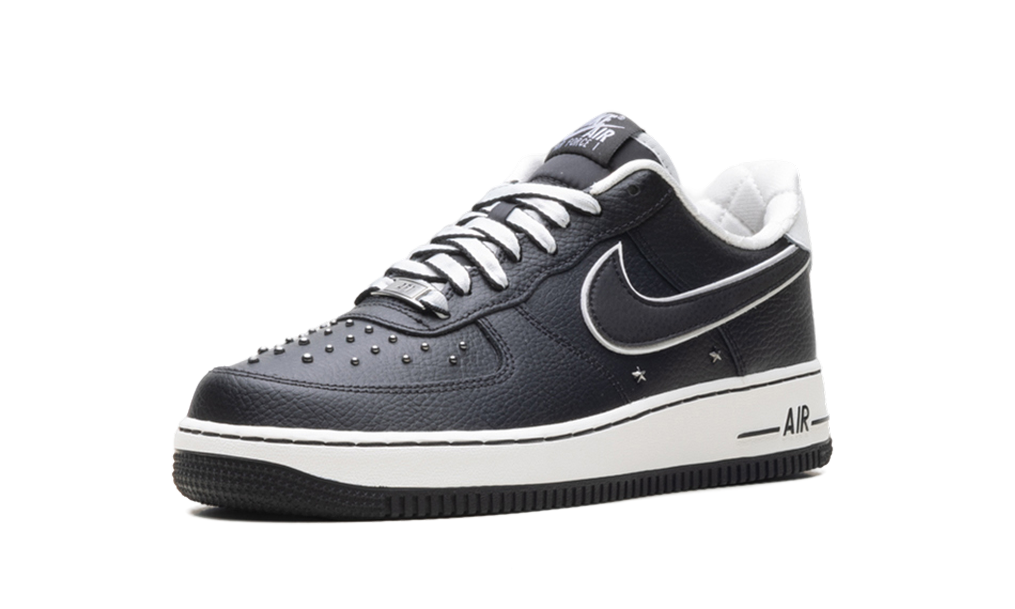 Nike Air Force 1 Low '07 Premium Black White Metallic Dark Grey