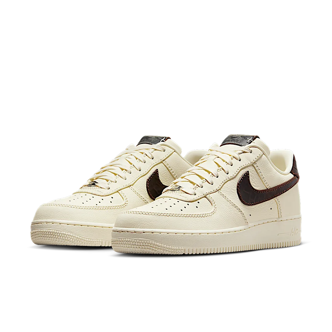 Nike Air Force 1 Low '07 Soft Pearl Brown Croc, Soft Pearl/Ghost-White (IH7332-001)