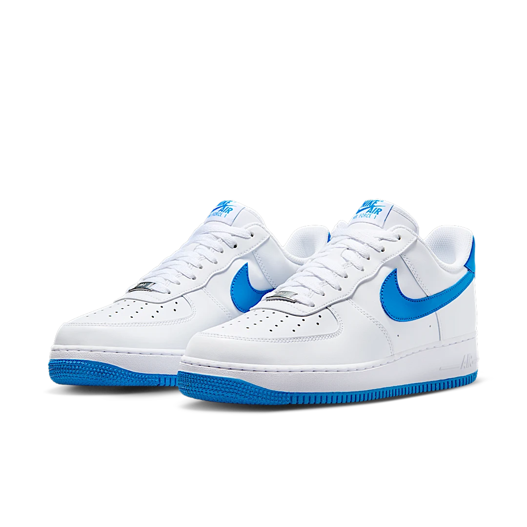 Nike Air Force 1 Low '07 White Photo Blue, White/White/Photo Blue (FJ4146-103)