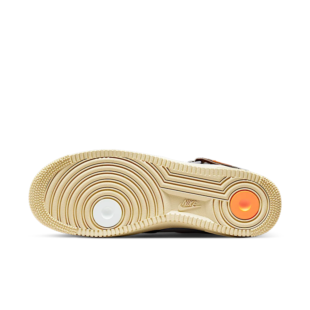 Nike Air Force 1 Mid QS Ale Brown, White/Total Orange/Ale Brown/Beach (DH5623-100)