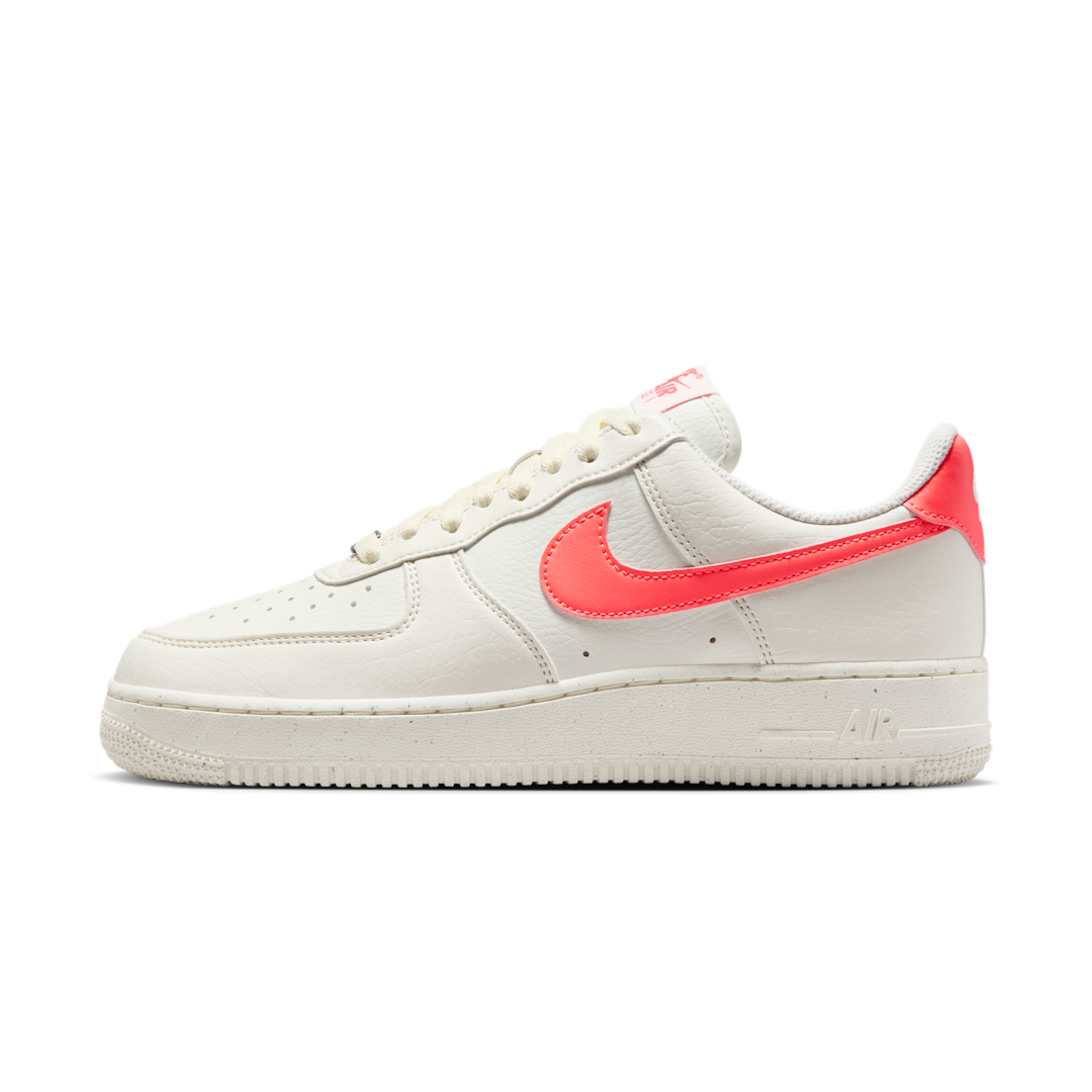 Nike Air Force 1 '07 Next Nature Sail Hot Lava, Sail/Hot Lava/Metallic Silver/Sail (DV3808-110)