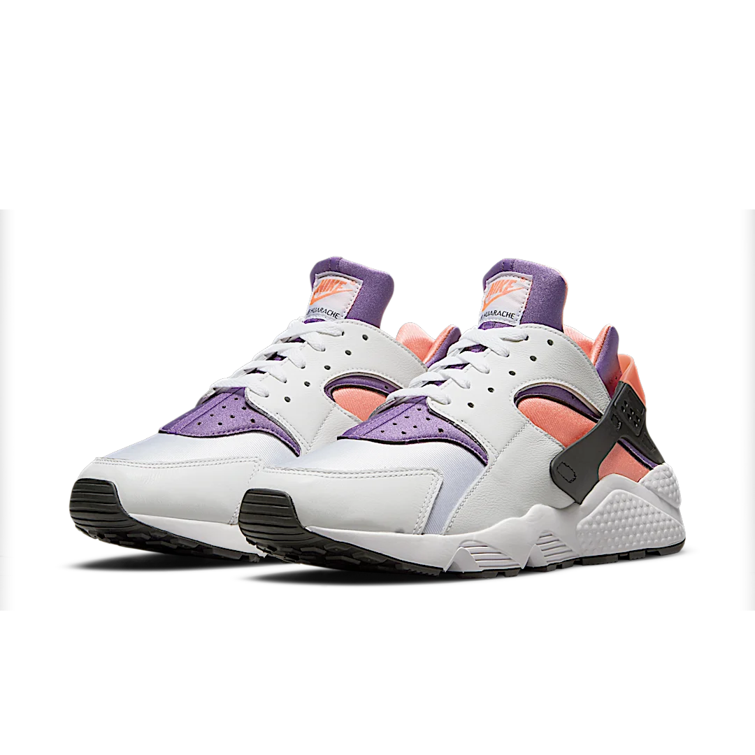 Nike Air Huarache Bright Mango, Bright Mango/White/Purple-Black (DD1068-101)