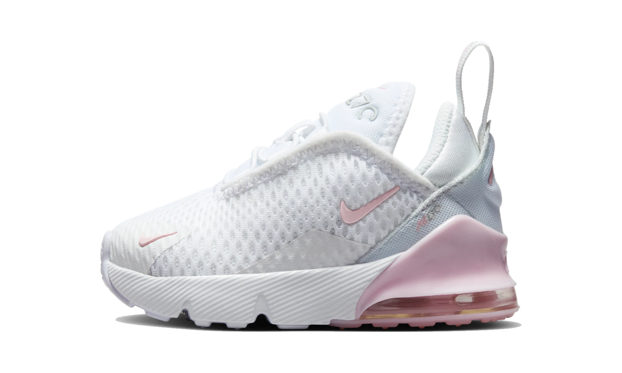 Nike Air Max 270 White Light Smoke Grey Pink Foam (TD)