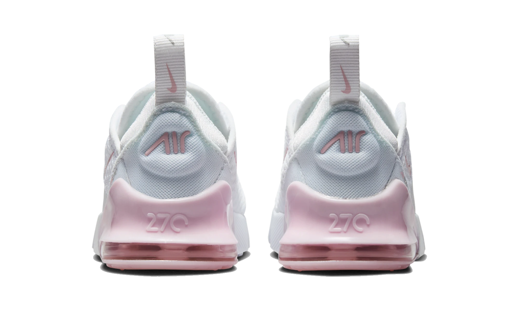 Nike Air Max 270 White Light Smoke Grey Pink Foam (TD)