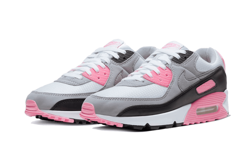 Nike Air Max 90 Recraft Rose, White/Particle Grey/Light Smoke Grey/Rose Pink (CD0490-102)