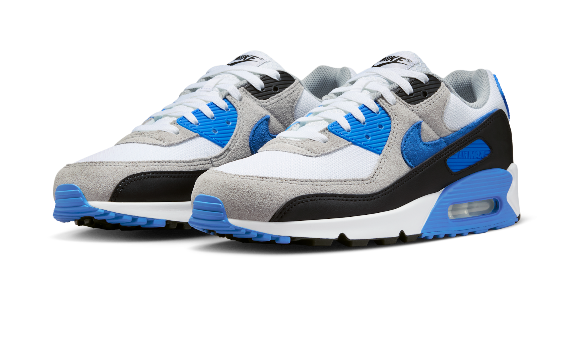 Nike Air Max 90 White Blue Crystal