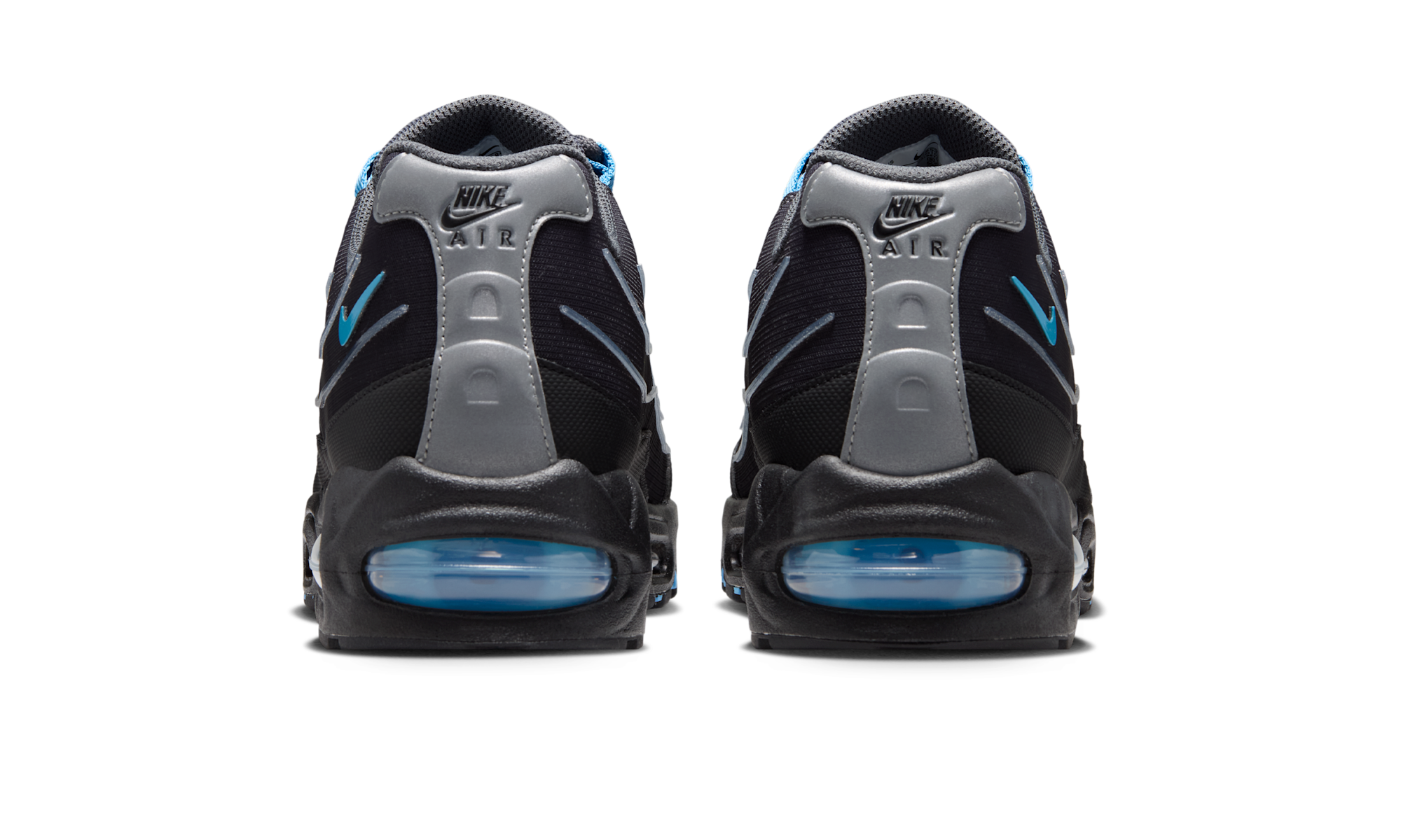 Nike Air Max 95 Big Bubble Tech Black University Blue