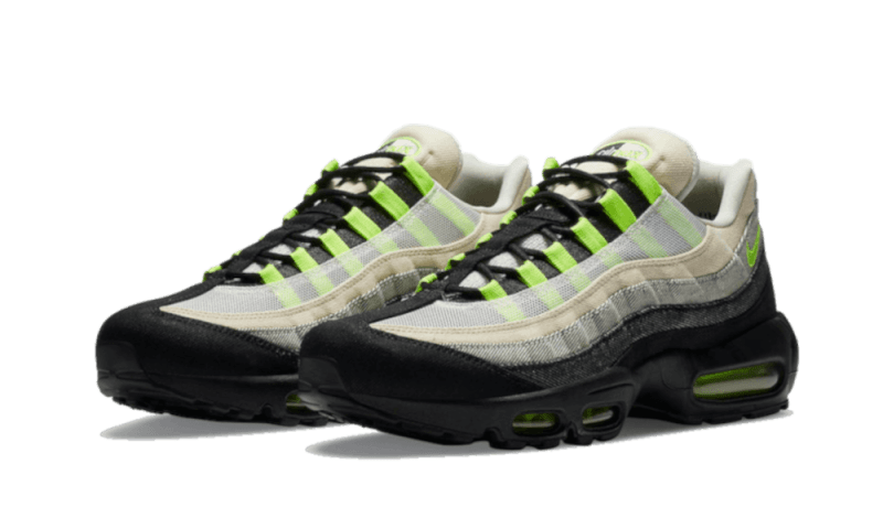Nike Denham x Air Max 95 Volt, Black/Volt-Summit White (DD9519-001)