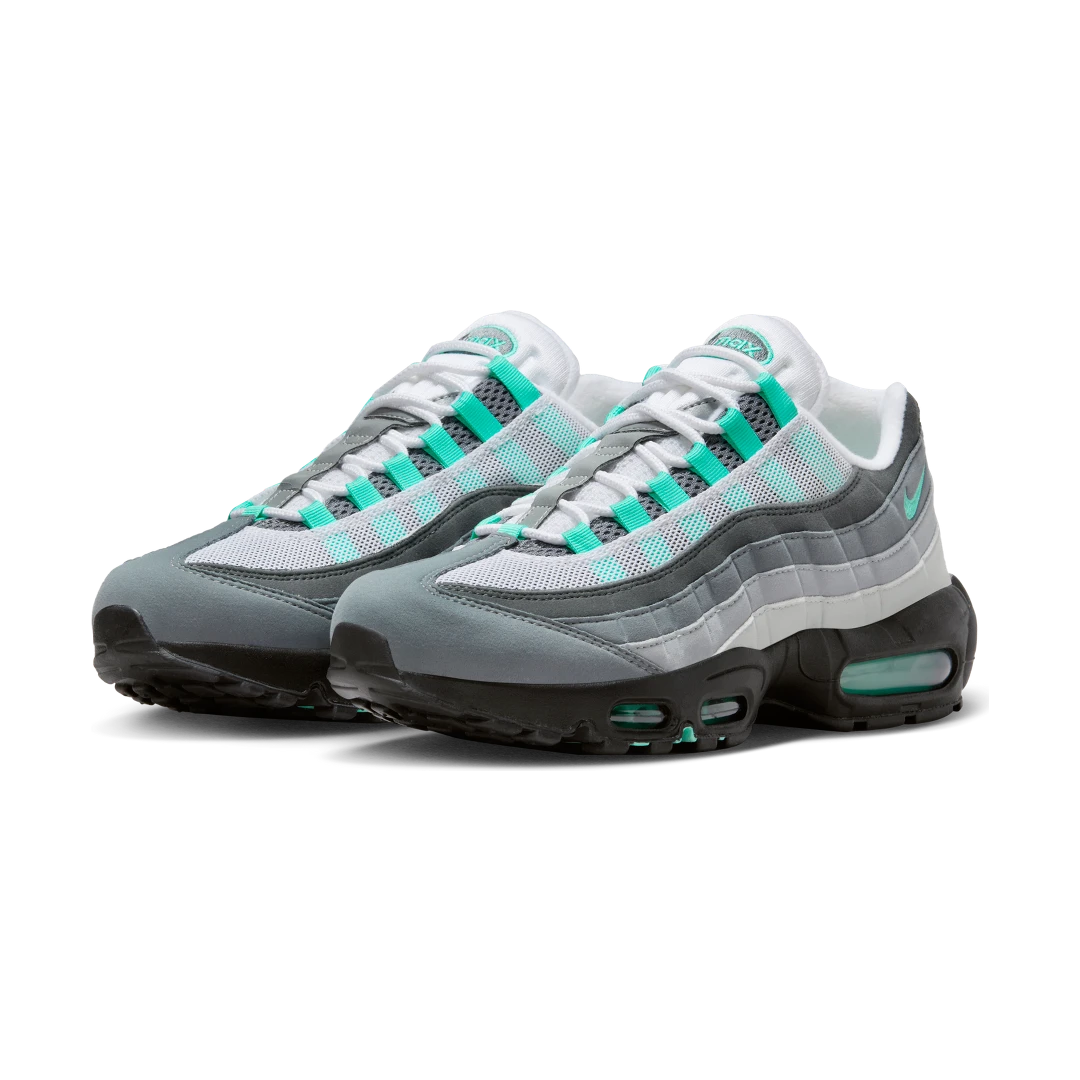 Nike Air Max 95 Hyper Turquoise, White/Hyper Turquoise/Iron Grey/Cool Grey (FV4710-100)