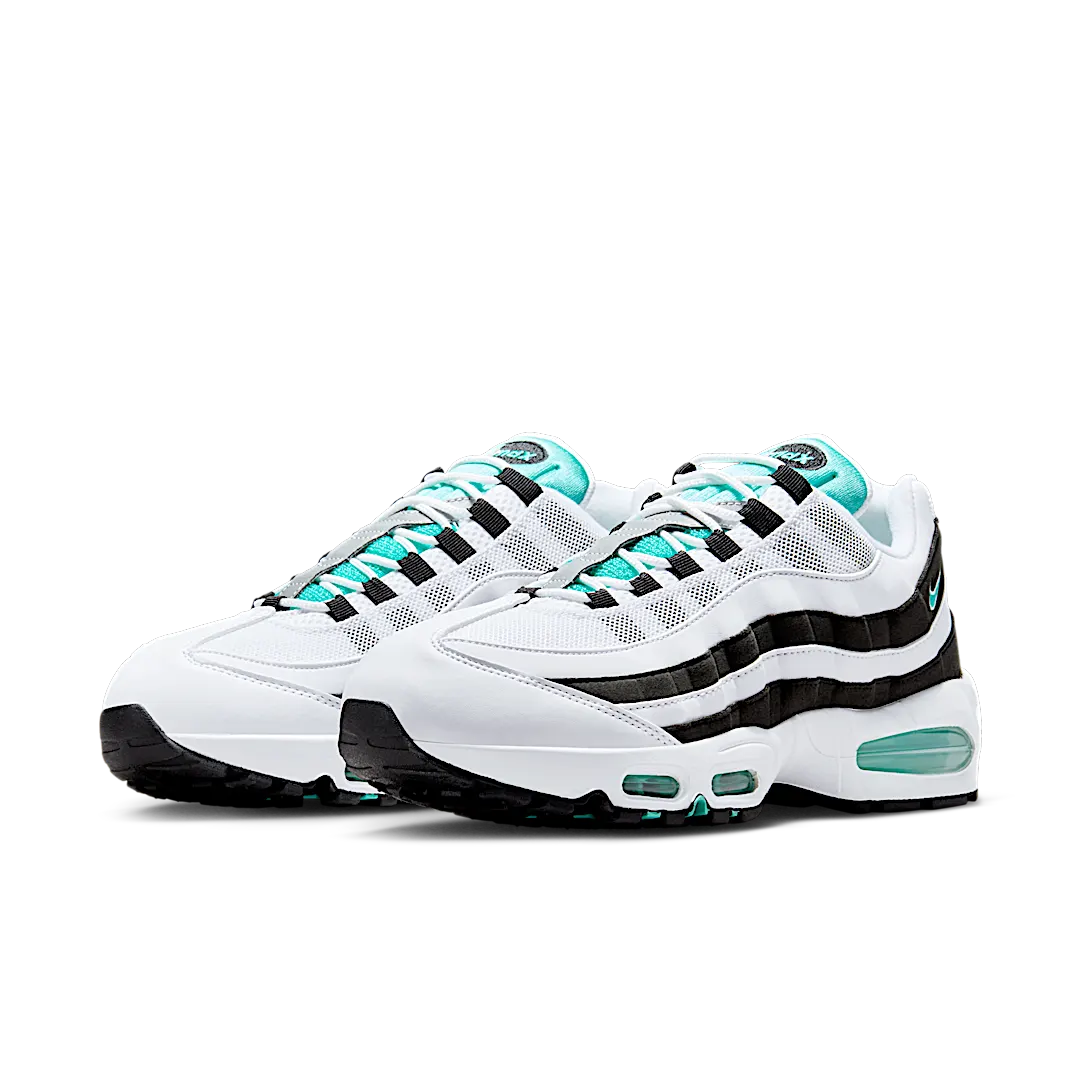 Nike Air Max 95 OG Big Bubble Black Border, White/Hyper Jade/Black/Metallic Silver (IM7409-100)