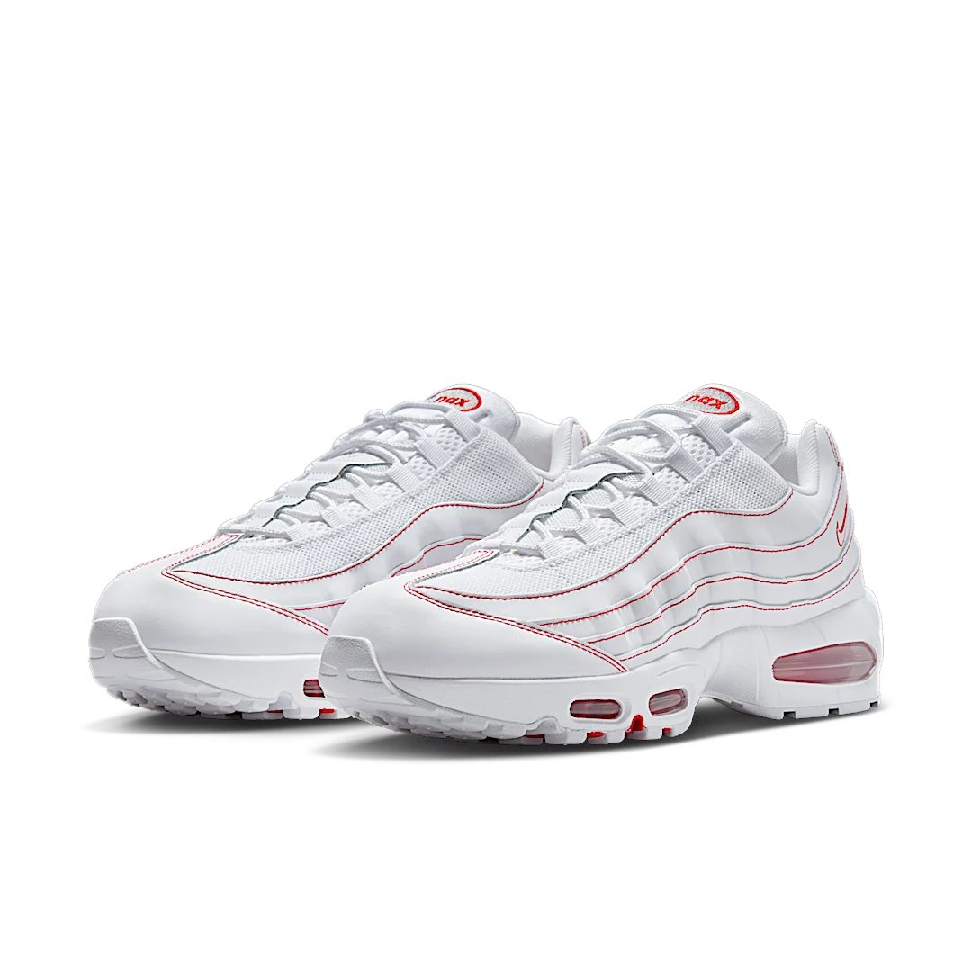 Nike Air Max 95 OG Big Bubble White University Red, White/University Red/Wolf Grey (IB7936-100)